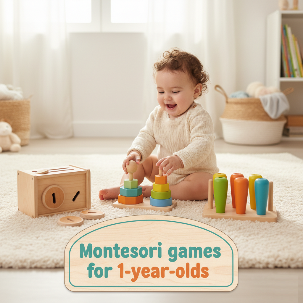 7 montessori games for 1 year olds